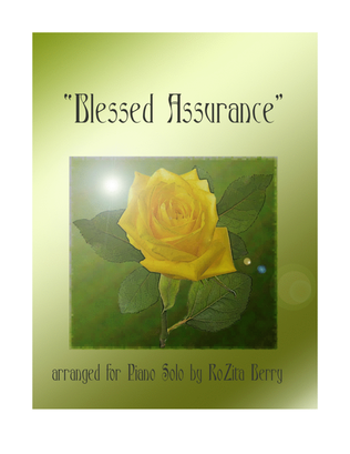 Book cover for Blessed Assurance--for Piano Solo
