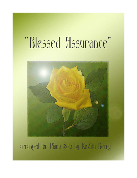 Blessed Assurance--for Piano Solo image number null