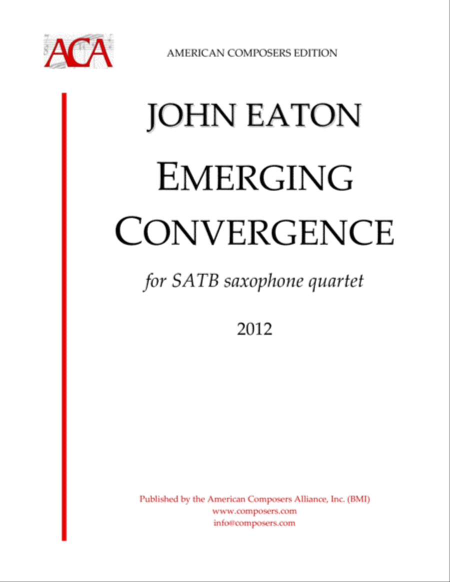 [Eaton] Emerging Convergence Woodwind Quartet scores gallery preview page 1