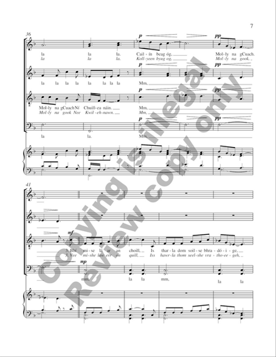 Molly na gCuach Ni Chuilleanain Divisi scores gallery preview page 10
