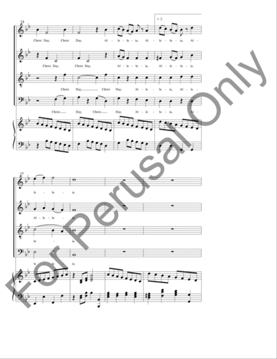 Christ Day 4-Part scores gallery preview page 3