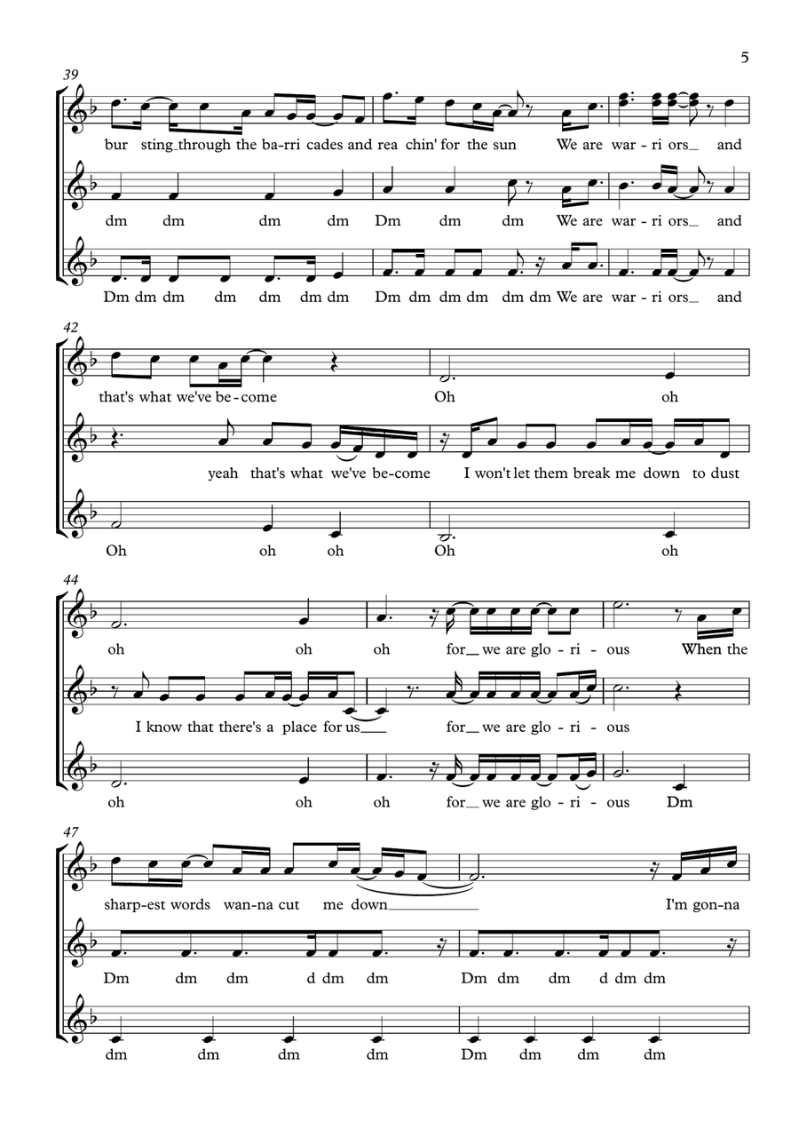 This Is Me SSA scores gallery preview page 5