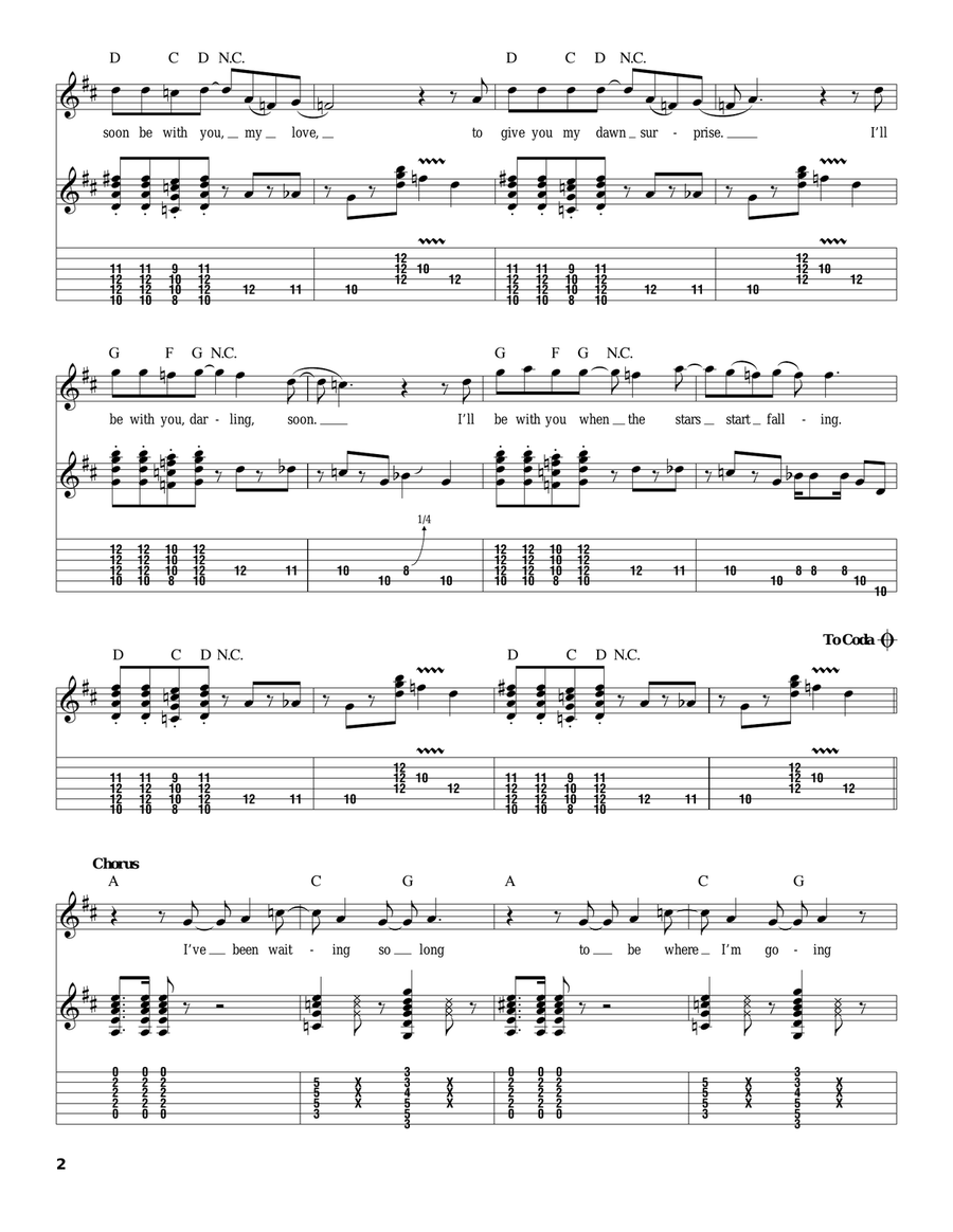 Sunshine Of Your Love Acoustic Guitar scores gallery preview page 2