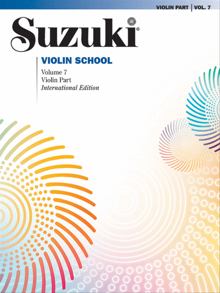 Suzuki Violin School, Volume 7 String Methods scores gallery preview page 1