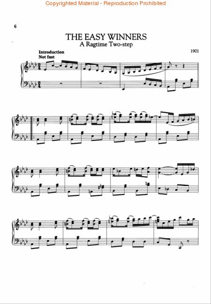 18 Rags in Easier Versions Piano Solo scores gallery preview page 3