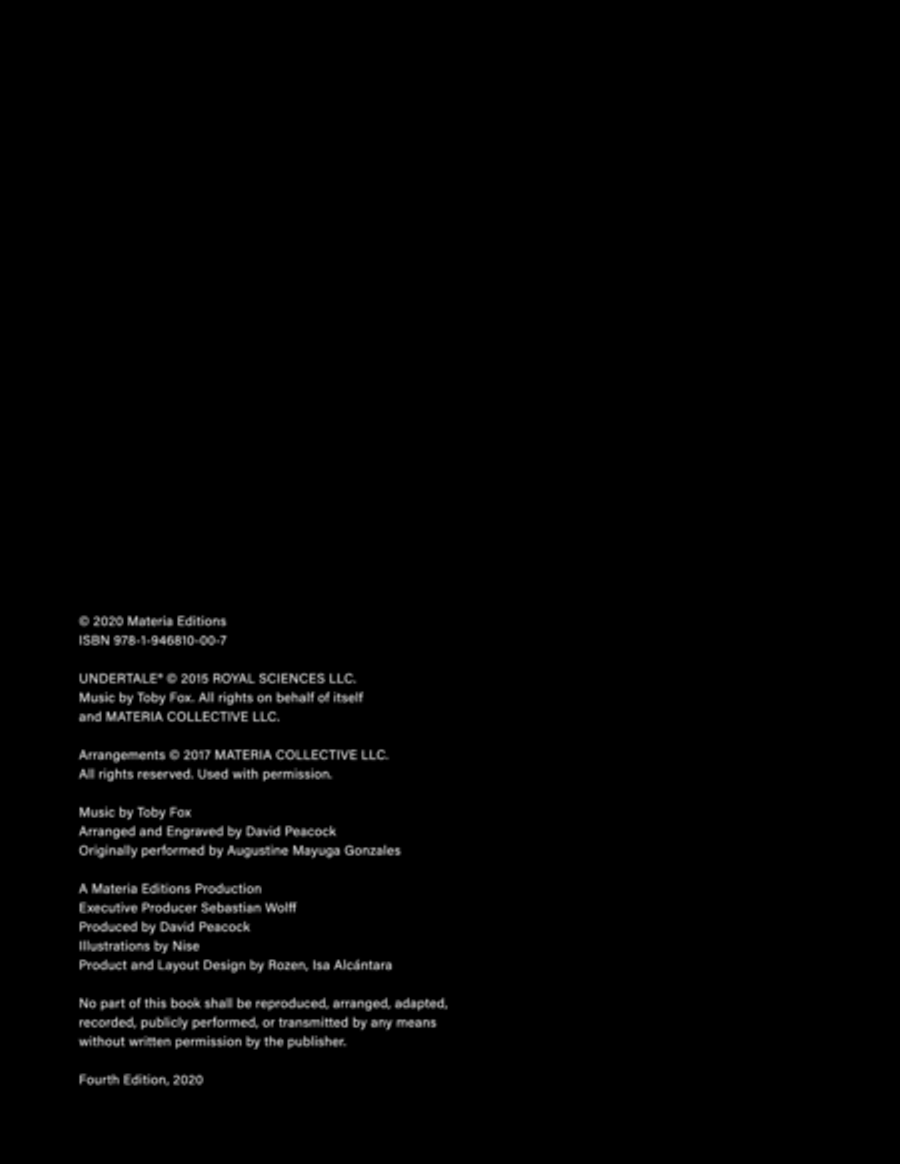 UNDERTALE Piano Collections (Complete Digital Book) Piano Solo scores gallery preview page 3
