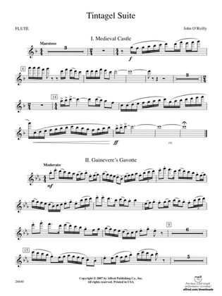Tintagel Suite: Flute