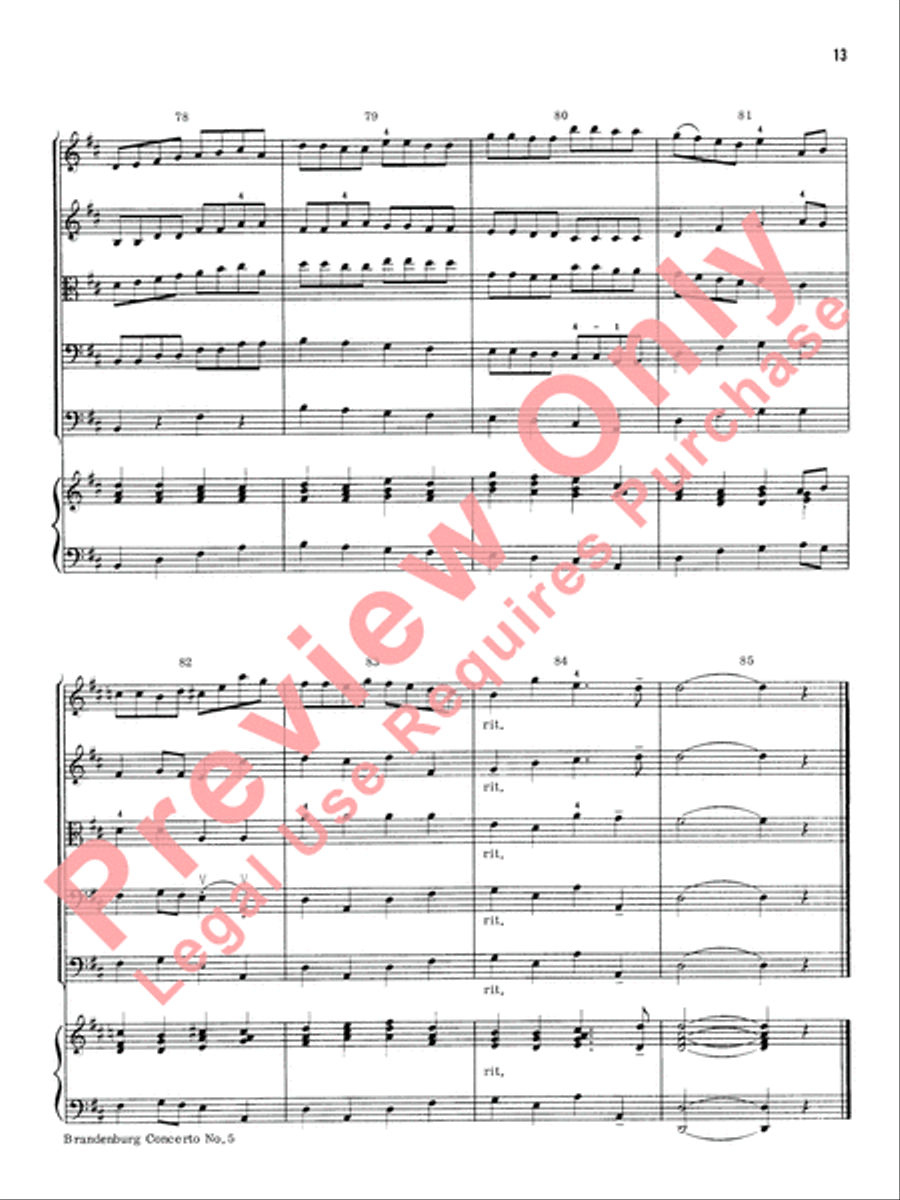 Brandenburg Concerto No. 5