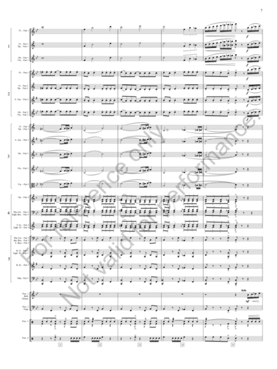 Emperata Overture Concert Band scores gallery preview page 8
