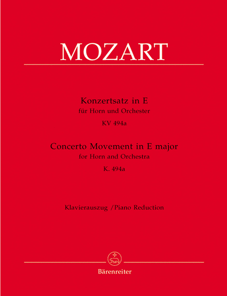 Concerto Movement for Horn and Orchestra