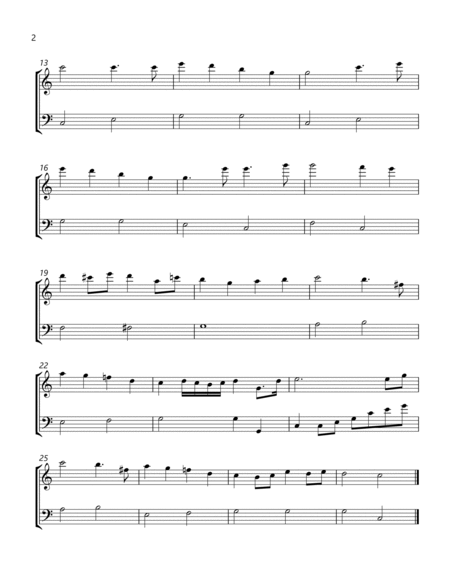 wedding march mendelssohn Flute and Cello sheet music image number null