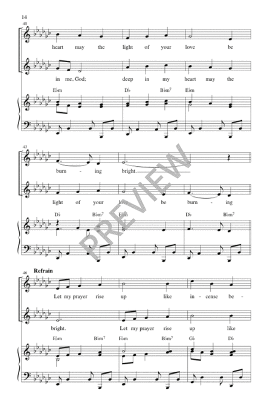 Holden Evening Prayer - Vocal / Keyboard edition 2-Part scores gallery preview page 16