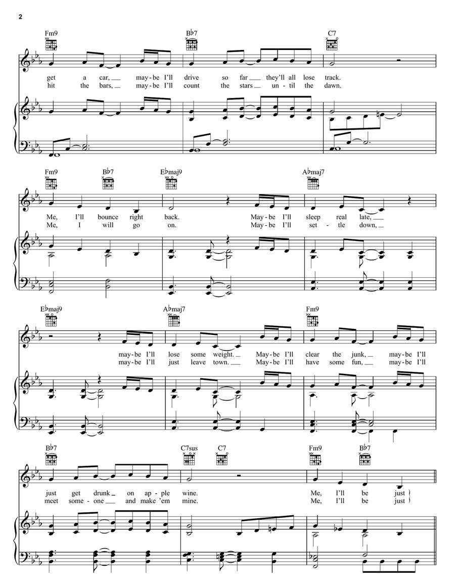 Hard Candy Christmas Piano, Vocal, Guitar scores gallery preview page 2