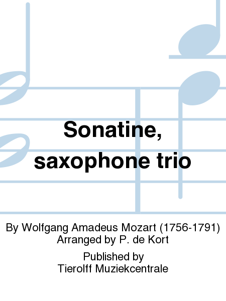 Sonatine, Saxophone Trio
