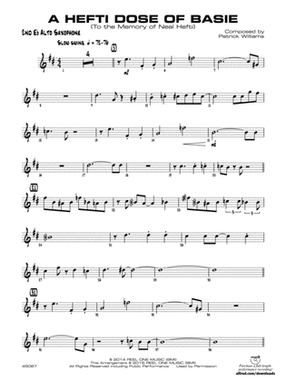 A Hefti Dose of Basie: 2nd E-flat Alto Saxophone