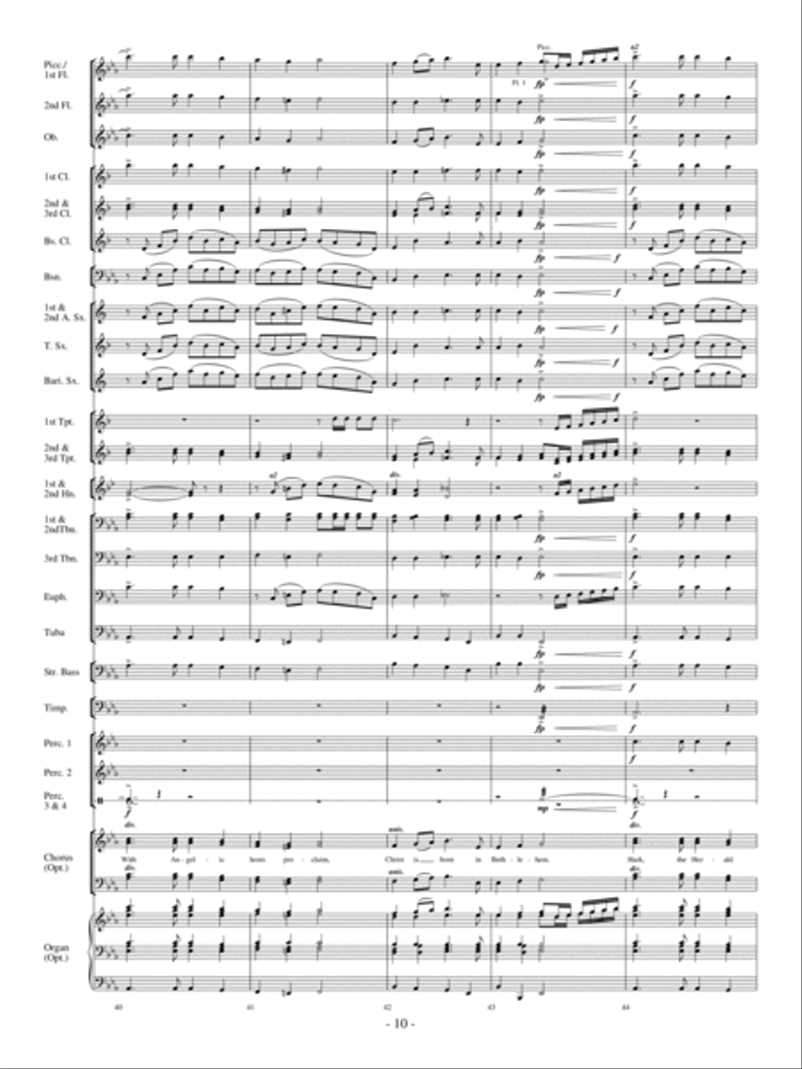 Merry Christmas, Everyone! Concert Band scores gallery preview page 9