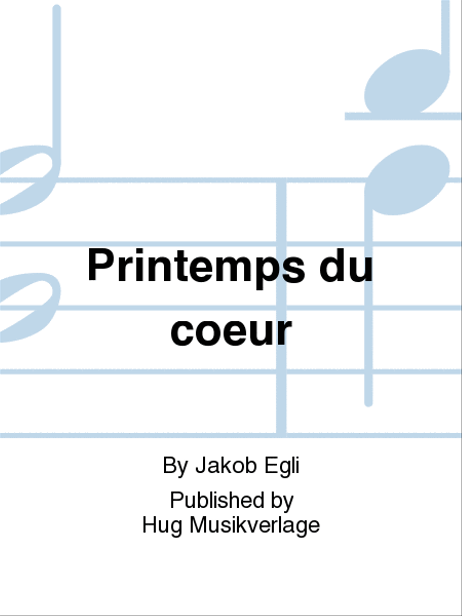 Printemps du coeur Men's Choir scores gallery preview page 1