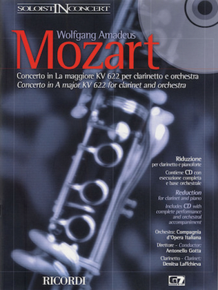 Book cover for Concerto in A Major, K. 622