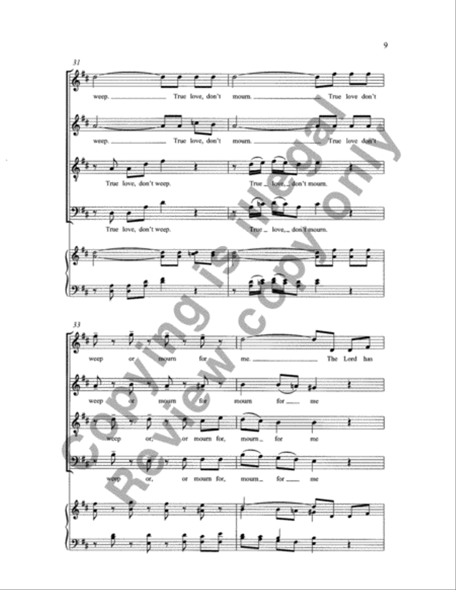 Every Night (When the Sun Goes Down) 4-Part scores gallery preview page 25