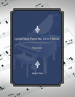 Lyrical Tone Poem No. 24 in D Minor, piano solo
