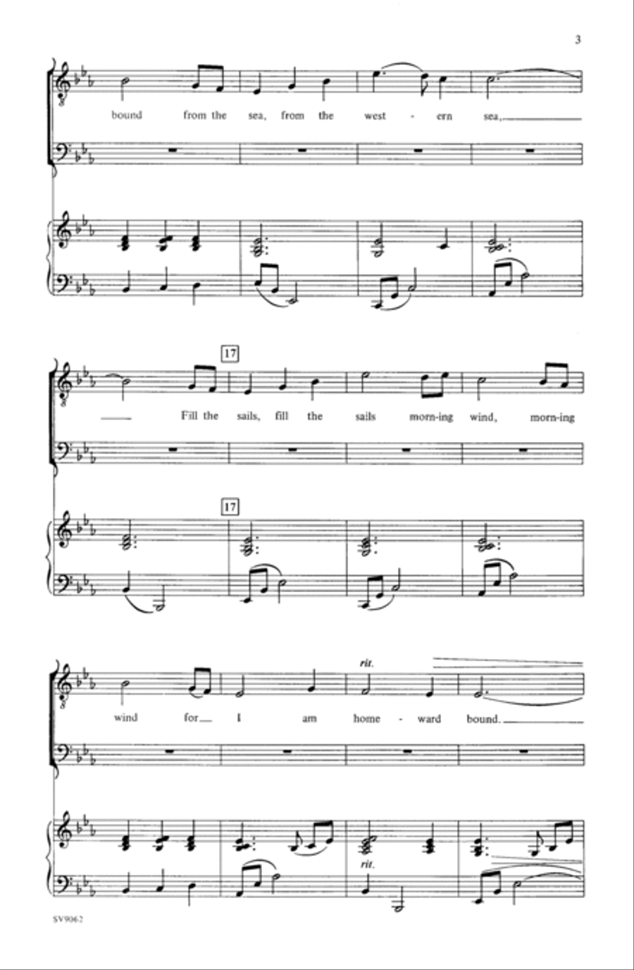 Homeward Bound Homeward Bound Men's Choir scores gallery preview page 3