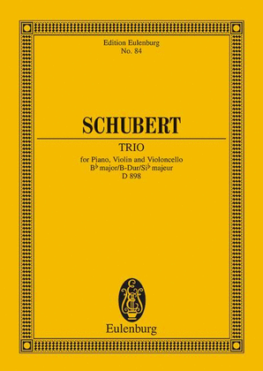 Book cover for Piano Trio Bb major