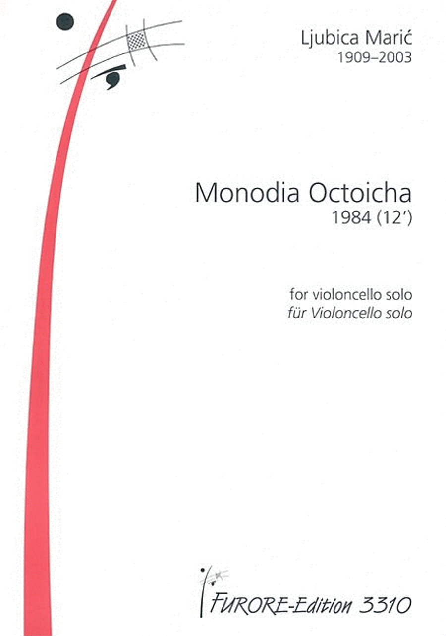 Monodia Octoicha Monodia Octoicha Cello Solo scores gallery preview page 1