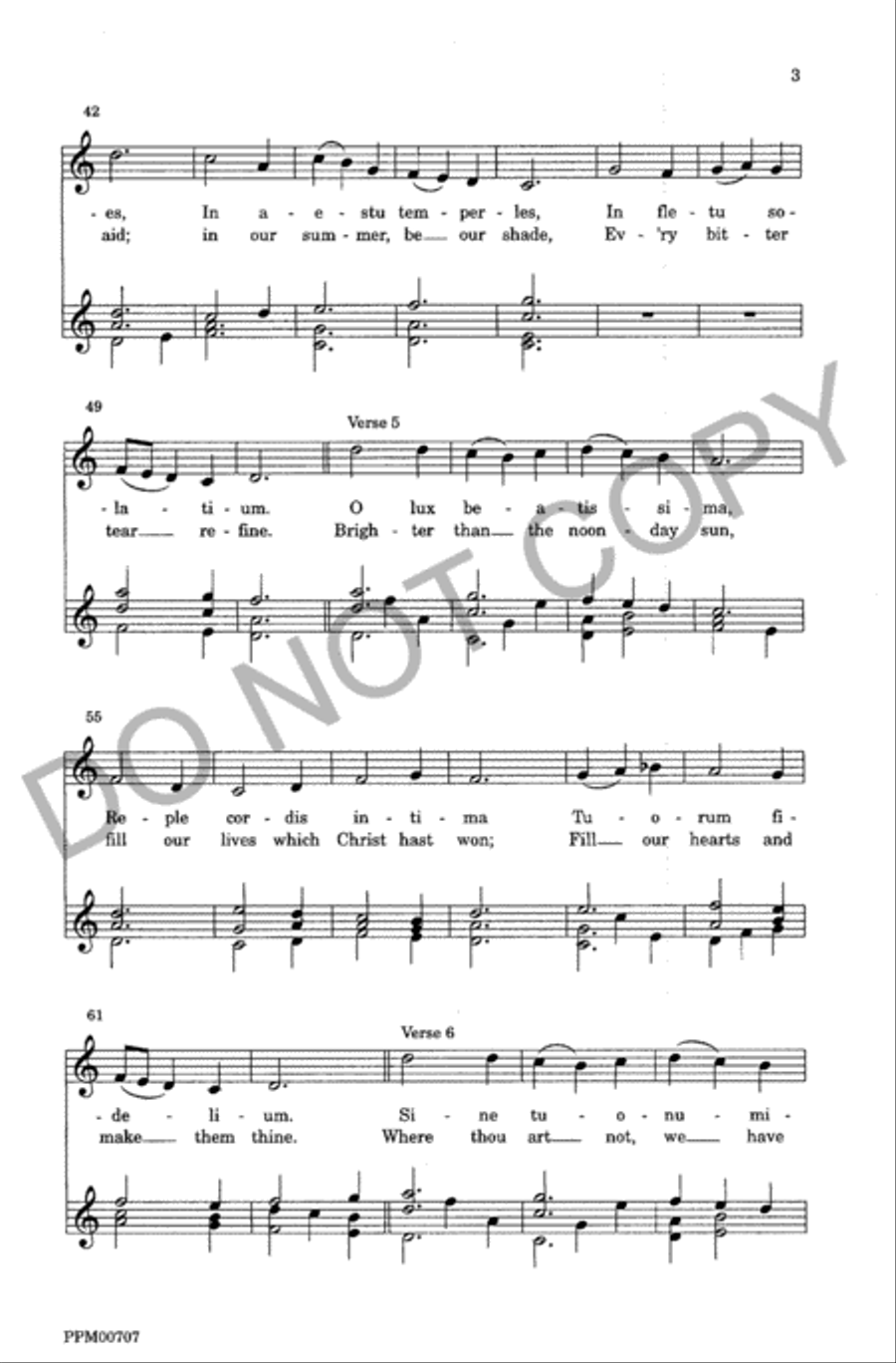 Veni Sancte Spiritus Veni Sancte Spiritus Unison Choir scores gallery preview page 4