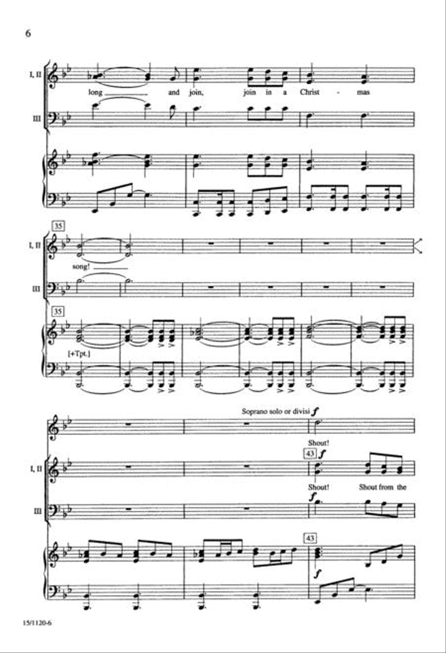 Christmas Fanfare Christmas Fanfare 3-Part scores gallery preview page 6