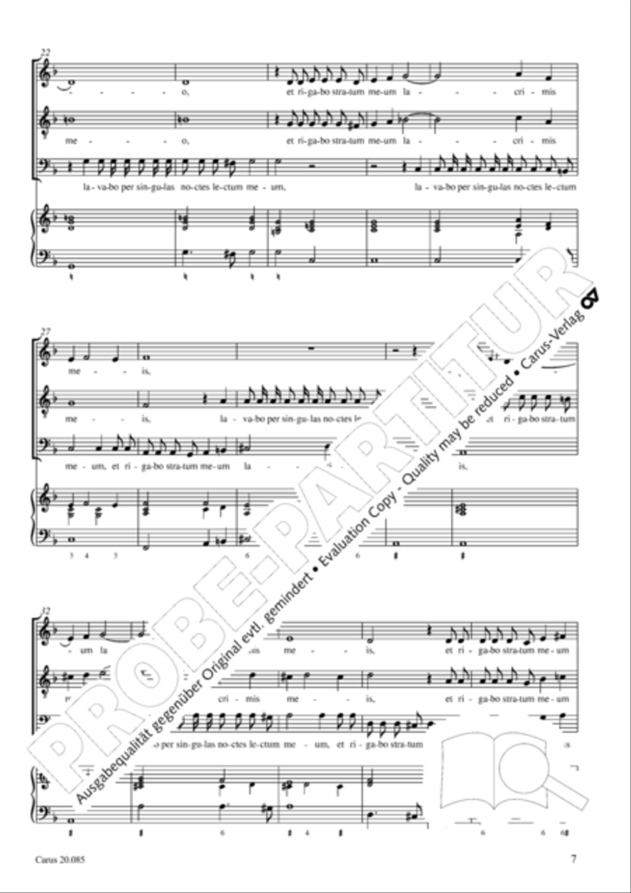 Domine, ne in furore tuo arguas me Score scores gallery preview page 8