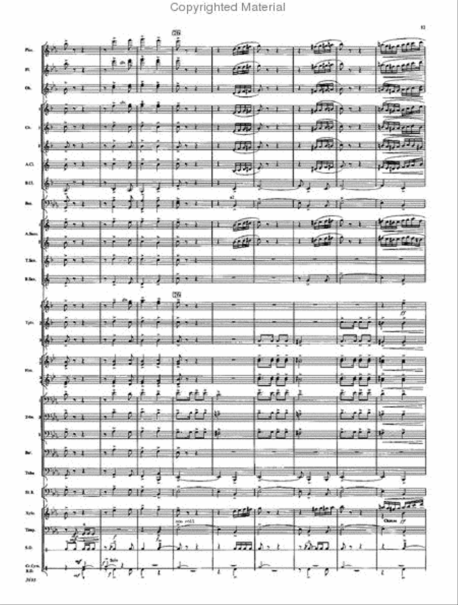 In All Its Glory Concert Band scores gallery preview page 11