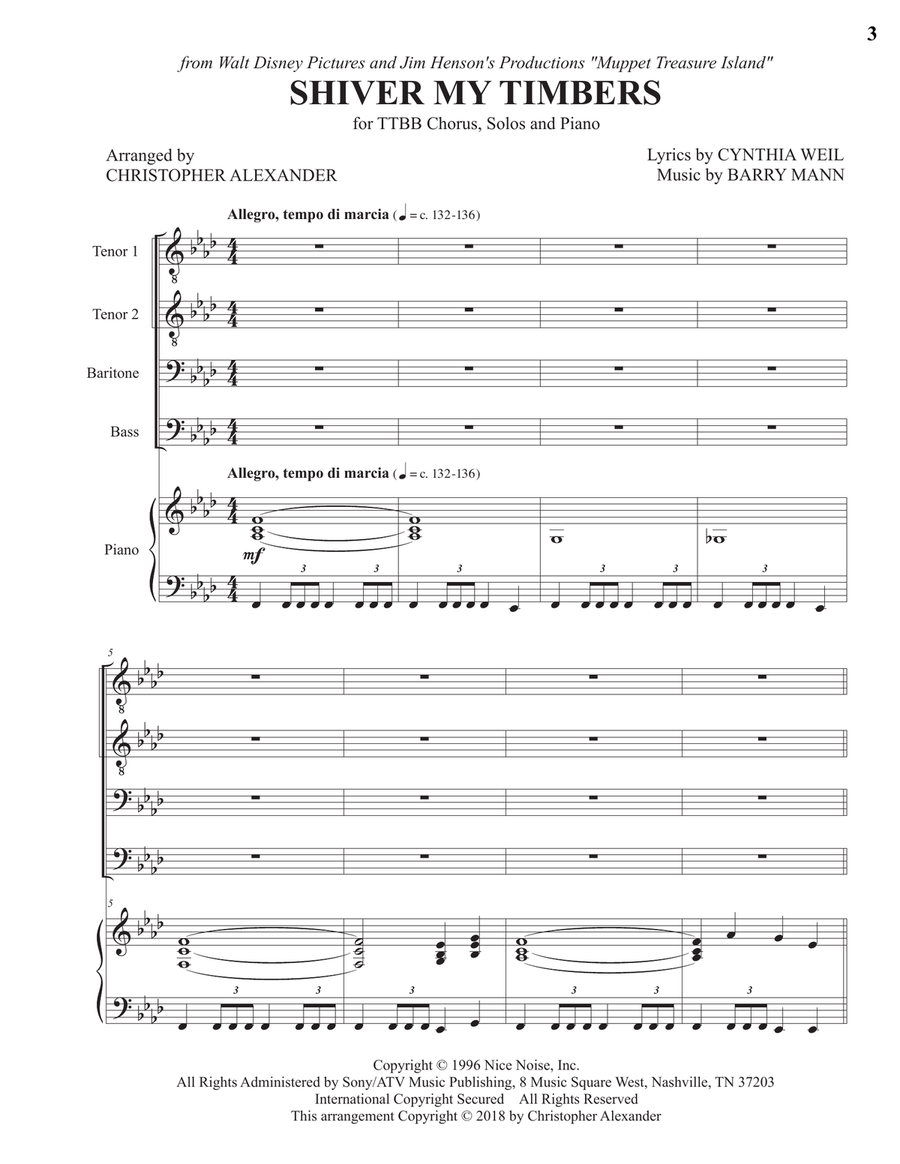 Shiver My Timbers Shiver My Timbers TTBB scores gallery preview page 3