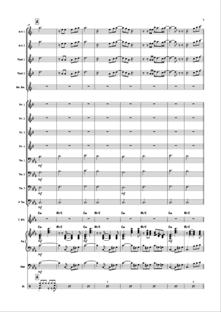 We Are The Champions We Are The Champions Jazz Ensemble scores gallery preview page 4