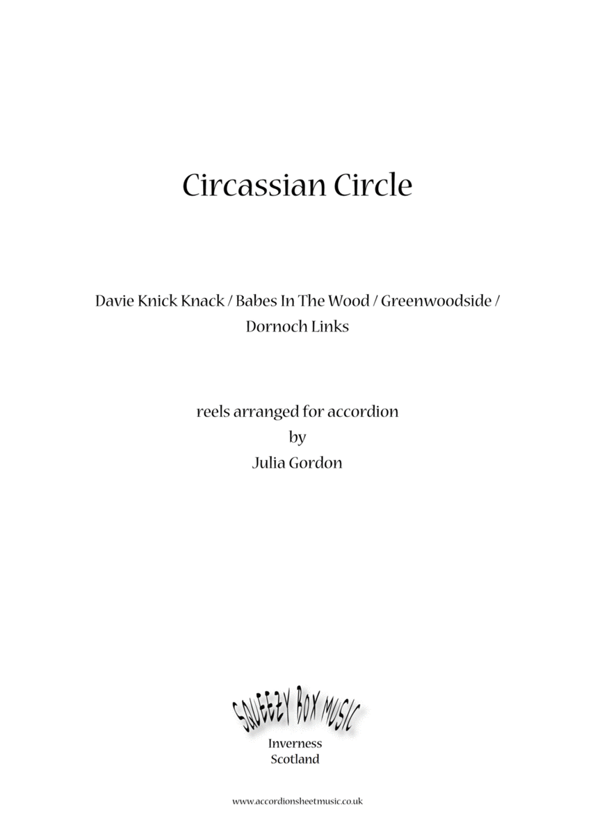 Circassian Circle (Davie Knick Knack / Babes In The Wood / Greenwoodside / Dornoch Links) image number null
