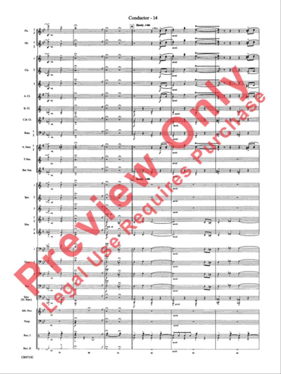 Strike Up the Band Concert Band scores gallery preview page 17