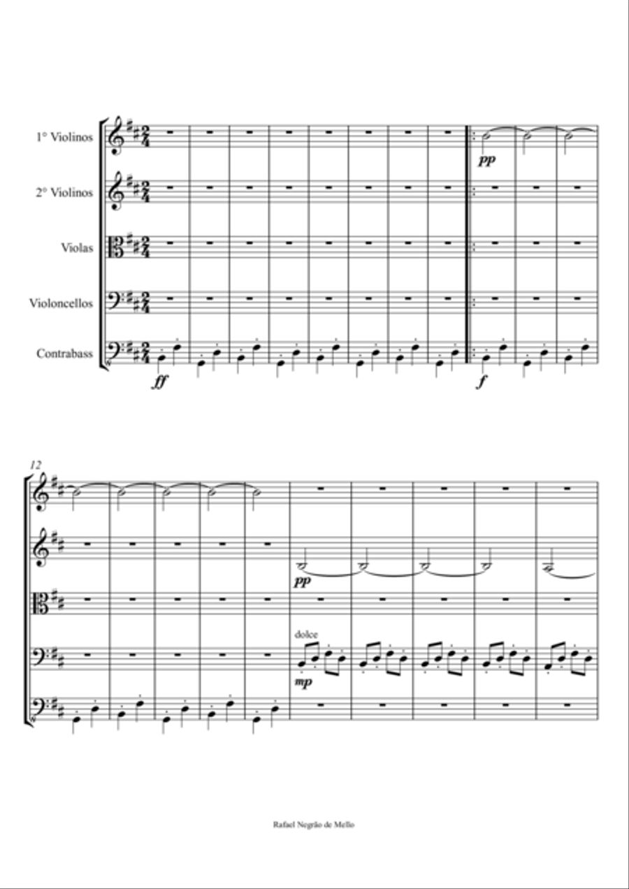Fuga em Si menor No.1 Fuga em Si menor No.1 Small Ensemble scores gallery preview page 1
