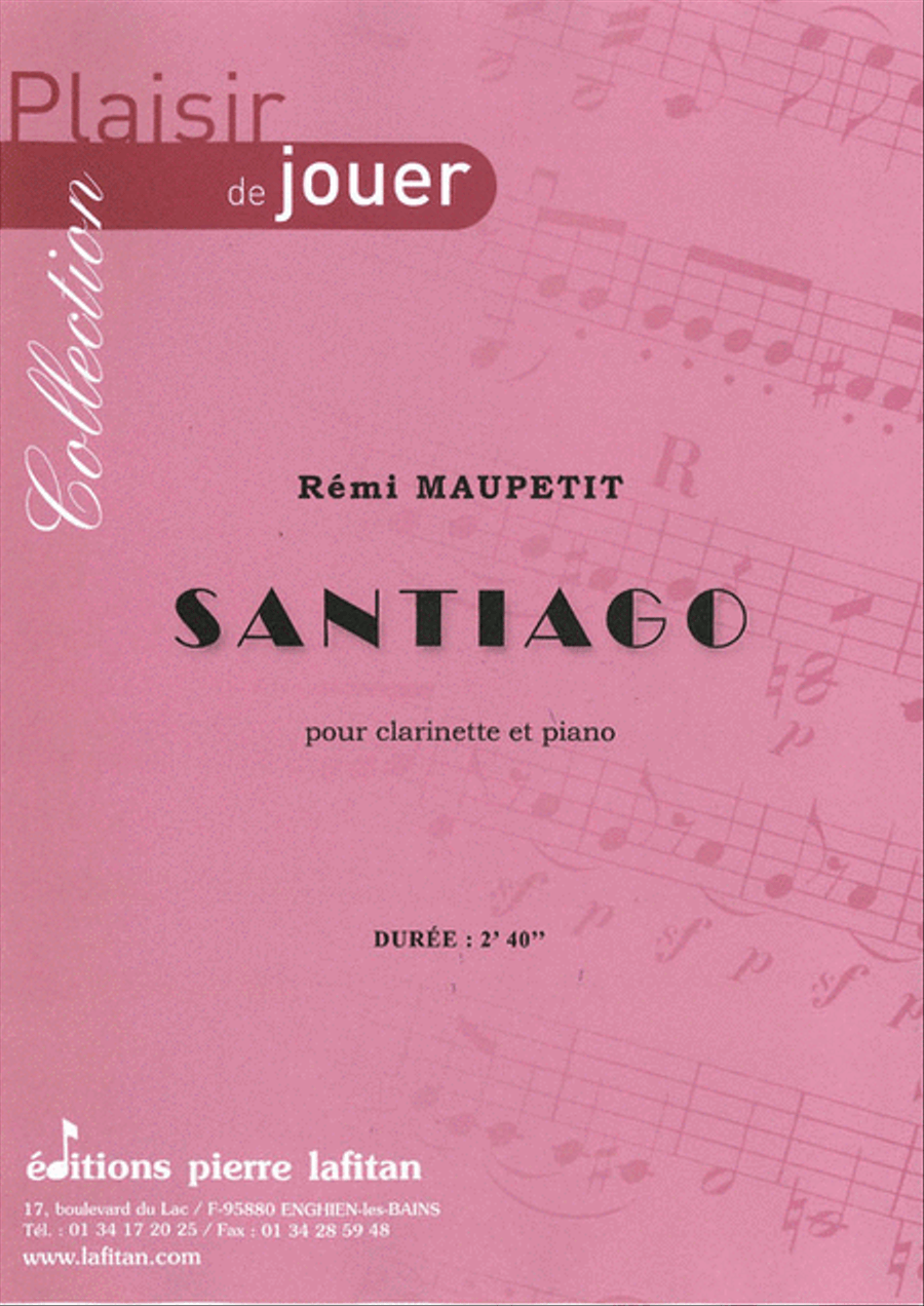 Santiago Clarinet Solo scores gallery preview page 1