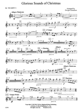 Glorious Sounds of Christmas: 1st B-flat Trumpet