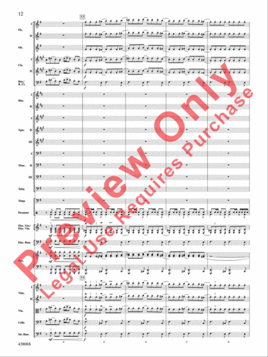 A Mad Russian's Christmas Full Orchestra scores gallery preview page 13