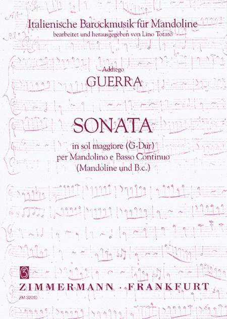 Sonata in sol maggiore (G major)