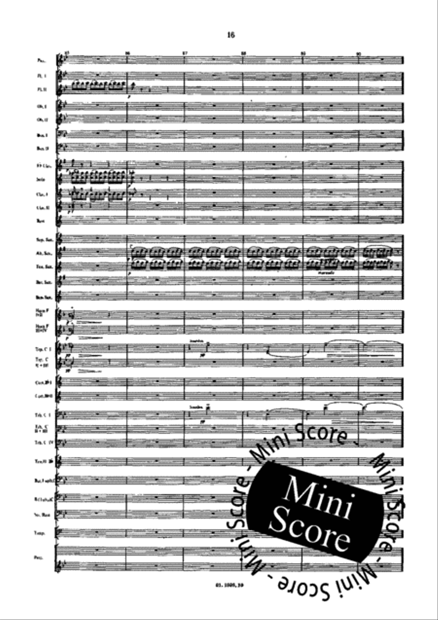 Suite Divertimento Concert Band scores gallery preview page 20