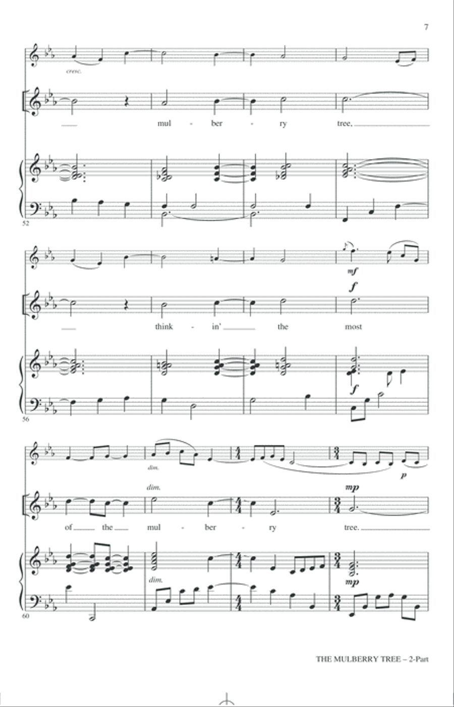 The Mulberry Tree 2-Part scores gallery preview page 5