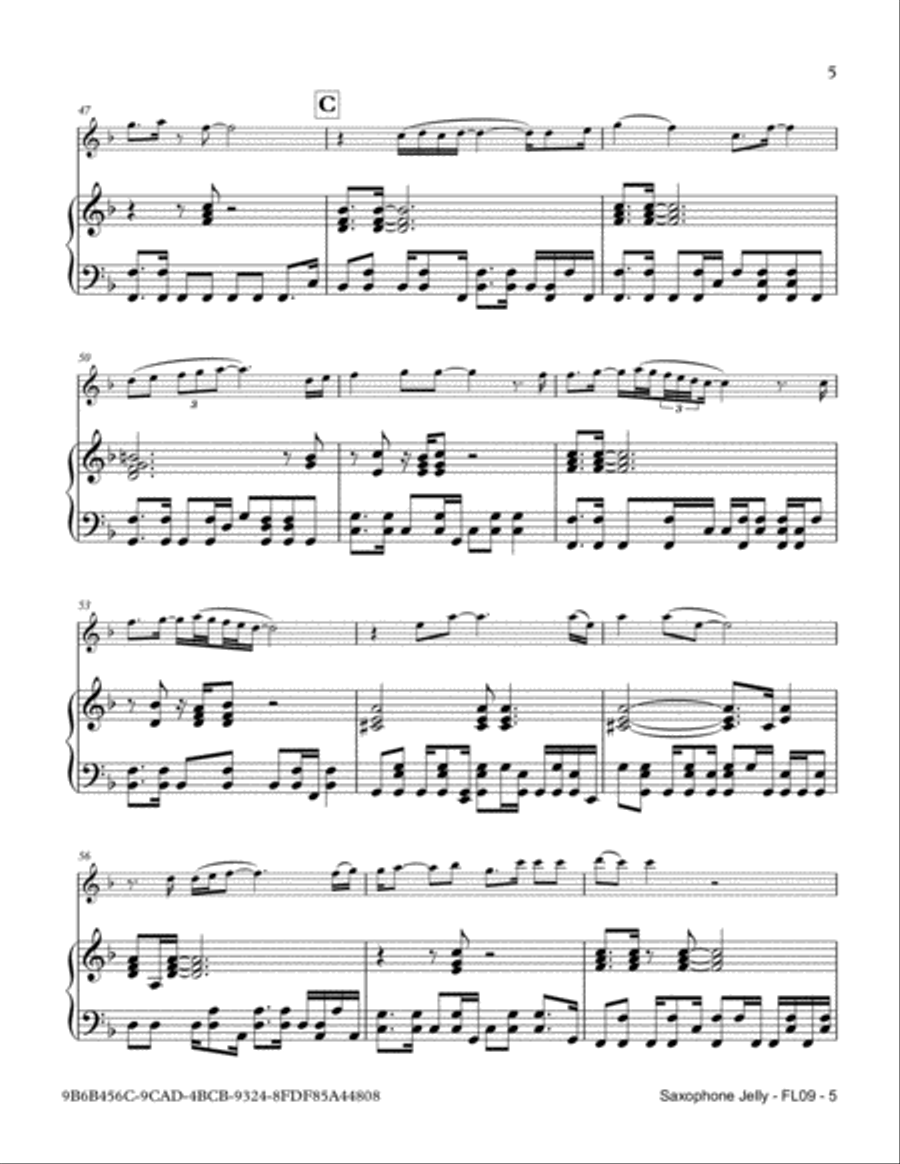 Saxophone Jelly Saxophone scores gallery preview page 5