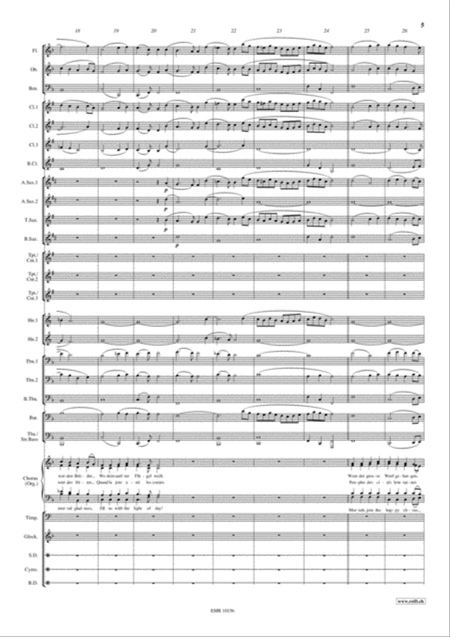Ode To Joy 4-Part scores gallery preview page 7