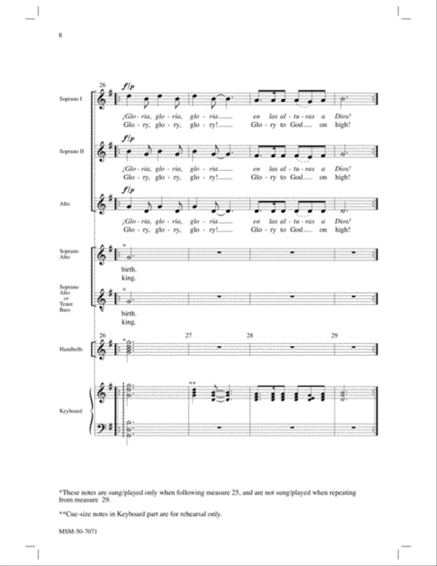 Gloria Divisi scores gallery preview page 5