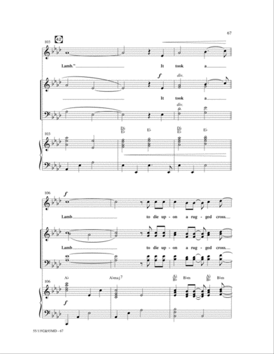 The Lamb 4-Part scores gallery preview page 44