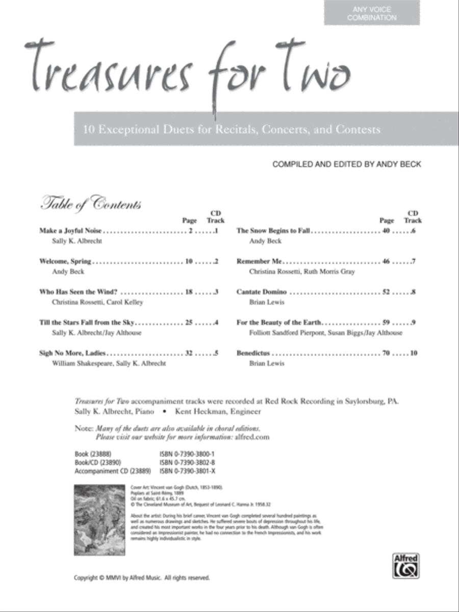 Treasures for Two Treasures for Two Choir scores gallery preview page 2
