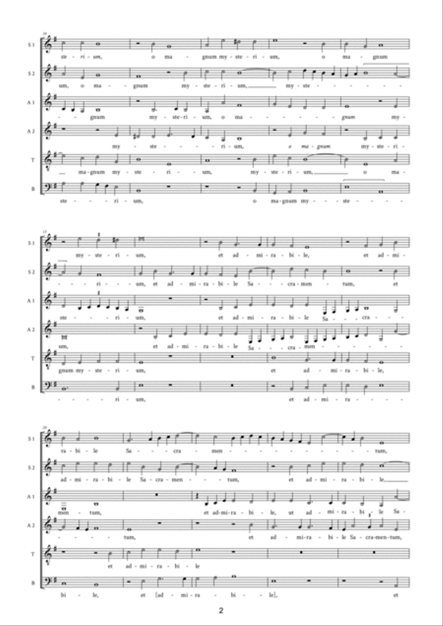 O magnum mysterium O magnum mysterium Divisi scores gallery preview page 4