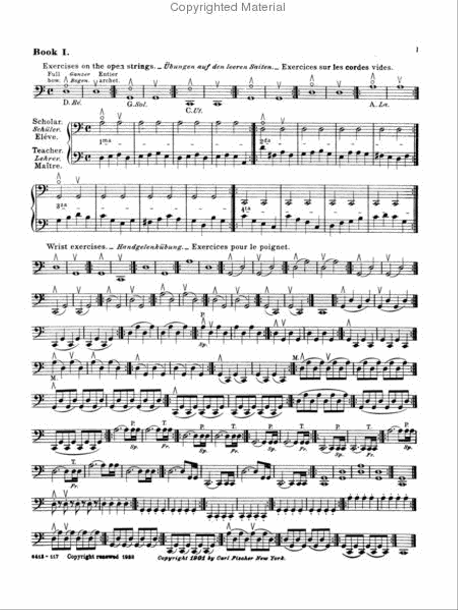 Practical Method For Violoncello Cello scores gallery preview page 2