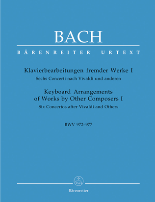 Book cover for Keyboard Arrangements Of Works By Other Composers, Volume I